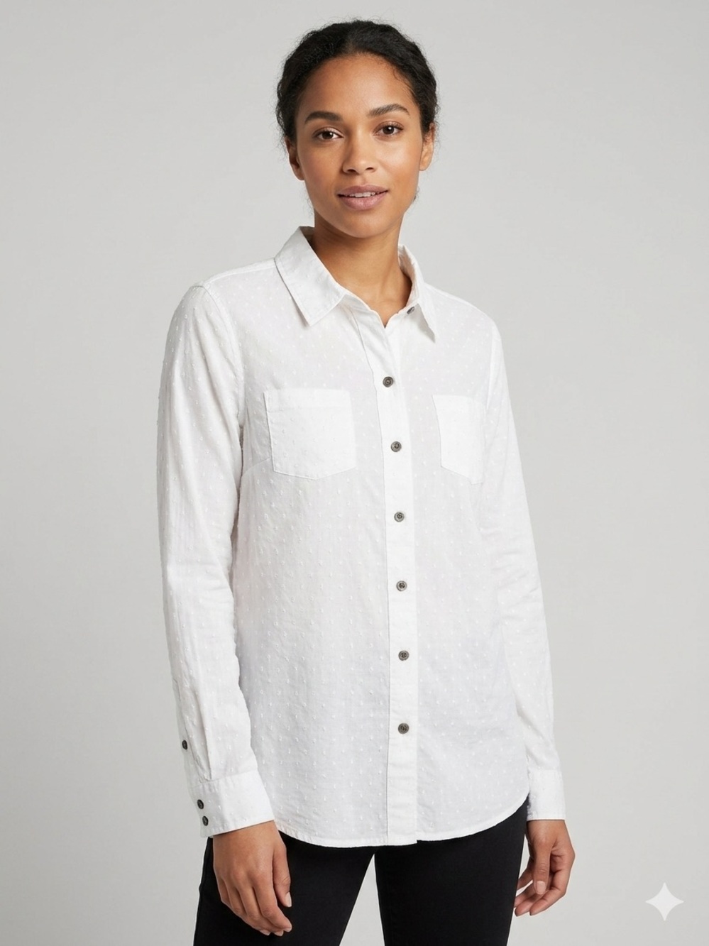 Ruff Hewn Indie Boho Classic Button up M Elevated Basics